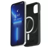 Puro Icon Mag iPhone 14 Pro Max Silicone Case - Black