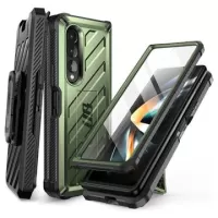 Supcase Unicorn Beetle Samsung Galaxy Z Fold4 Case with Belt Clip - Green