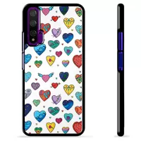 Huawei Nova 5T Protective Cover - Hearts