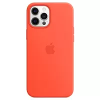 iPhone 12 Pro Max Apple Silicone Case with MagSafe MKTX3ZM/A - Electric Orange