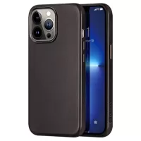 Dux Ducis Naples iPhone 13 Pro Max Leather Coated Case - Black