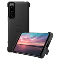 Sony Xperia 5 IV Style Cover with Stand XQZ-CBCQB - Black