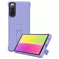 Sony Xperia 10 IV Style Cover with Stand XQZ-CBCCV - Lavender