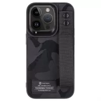 Tactical Camo Troop iPhone 14 Pro Hybrid Case - Black