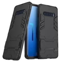 Armor Series Samsung Galaxy S10 Hybrid Case with Stand - Black