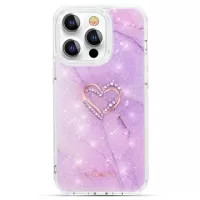 Kingxbar Epoxy Series iPhone 13 Pro Hybrid Case - Purple