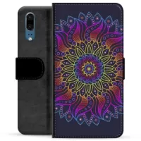 Huawei P20 Premium Wallet Case - Colorful Mandala