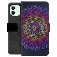 iPhone 12 Premium Wallet Case - Colorful Mandala
