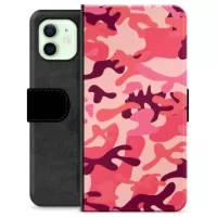iPhone 12 Premium Wallet Case - Pink Camouflage