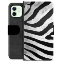 iPhone 12 Premium Wallet Case - Zebra