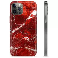 iPhone 12 Pro Max TPU Case - Red Marble