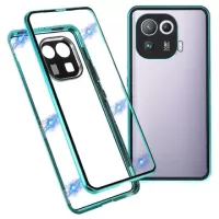 Xiaomi Mi 11 Pro Magnetic Case with Tempered Glass - Green