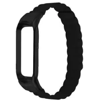 Xiaomi Mi Band 5/6 Magnetic Silicone Sports Strap - Black