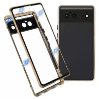 Google Pixel 6 Magnetic Case with Tempered Glass - Gold