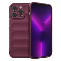 Rugged Series iPhone 14 Pro TPU Case - Wine Red
