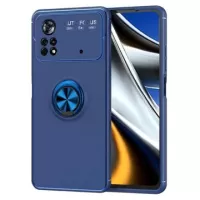 Xiaomi Poco M4 Pro Magnetic Ring Holder Case - Blue