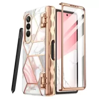 Supcase Cosmo Samsung Galaxy Z Fold4 Hybrid Case - Marble