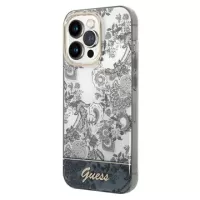 Guess Toile De Jouy iPhone 14 Pro Max Hybrid Case - Grey