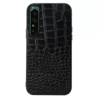Crocodile Series Sony Xperia 1 IV Hybrid Case - Black
