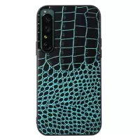 Crocodile Series Sony Xperia 1 IV Hybrid Case - Green