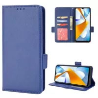 Xiaomi Poco C40 Wallet Case with Magnetic Closure - Blue