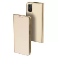 Dux Ducis Skin Pro Xiaomi Poco M4 5G Flip Case - Gold