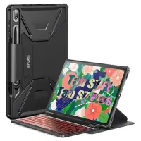 Infiland Samsung Galaxy Tab S7+/S7 FE/S8+ Bluetooth Keyboard Case - Black