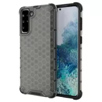 Honeycomb Armored Samsung Galaxy S22+ 5G Hybrid Case - Black