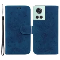 Roses Series OnePlus Ace/10R Wallet Case - Blue