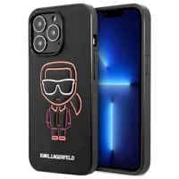 Karl Lagerfeld Ikonik Outline iPhone 13 Pro Hybrid Case - Black