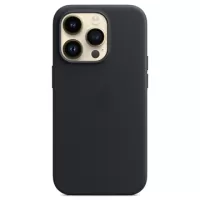 iPhone 14 Pro Apple Leather Case with MagSafe MPPG3ZM/A - Midnight