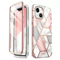 Supcase Cosmo iPhone 14 Plus Hybrid Case - Pink Marble