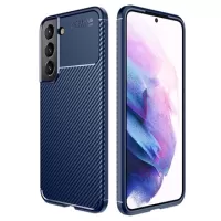 Samsung Galaxy S22 5G Beetle Carbon Fiber TPU Case - Blue