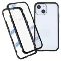 iPhone 13 Magnetic Case with Tempered Glass - Black