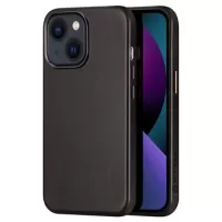 Dux Ducis Naples iPhone 13 Leather Coated Case - Coffee