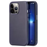 Dux Ducis Naples iPhone 13 Pro Max Leather Coated Case - Blue