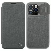 Nillkin Qin Pro Series iPhone 14 Pro Max Flip Case - Grey