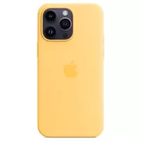 iPhone 14 Pro Max Apple Silicone Case with MagSafe MPU03ZM/A - Sunglow