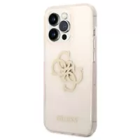 Guess Glitter 4G Big Logo iPhone 14 Pro Max TPU Case - Gold