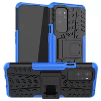 Anti-Slip OnePlus 9 Pro Hybrid Case with Stand - Blue / Black