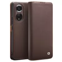 Qialino Classic Huawei Nova 9 Pro/Honor 50 Pro Wallet Leather Case - Brown