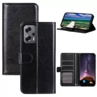 Xiaomi Redmi Note 11T Pro/11T Pro+ Wallet Case with Magnetic Closure - Black