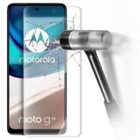 Motorola Moto G42 Tempered Glass Screen Protector - 9H, 0.3mm - Clear