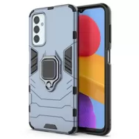 Samsung Galaxy M13 Hybrid Case with Ring Holder - Blue