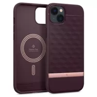 Caseology Parallax Mag iPhone 14 Plus Hybrid Case - Burgundy