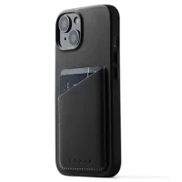 Mujjo Full Leather iPhone 14 Wallet Case - Black