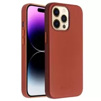 Qialino Premium Mag iPhone 14 Pro Max Leather Case - Brown