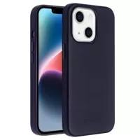 Qialino Premium Mag iPhone 14 Leather Case - Navy Blue