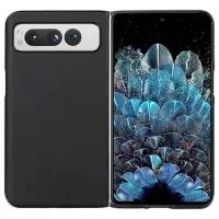 Google Pixel Fold Leather Coated Case - Black