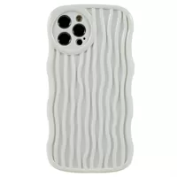 iPhone 12 Pro Wavy Edge Series TPU Case - White